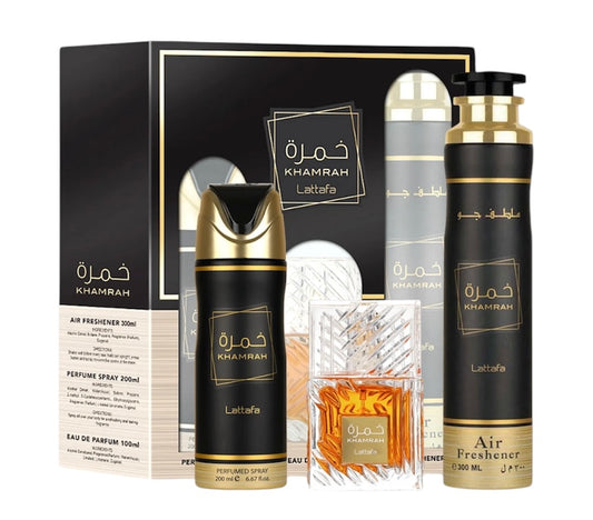 Khamrah de Lattafa, una fragancia unisex oriental especiada